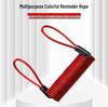 Anti-theft Spring Reminder Cable for Disc Brake Lock - Electric Car, Motorcycle, Bicycle, Helmet.