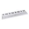61 88 Keys Piano Keyboard Chart Music Notes Reference Card Electric Piano Fingering Practice Card