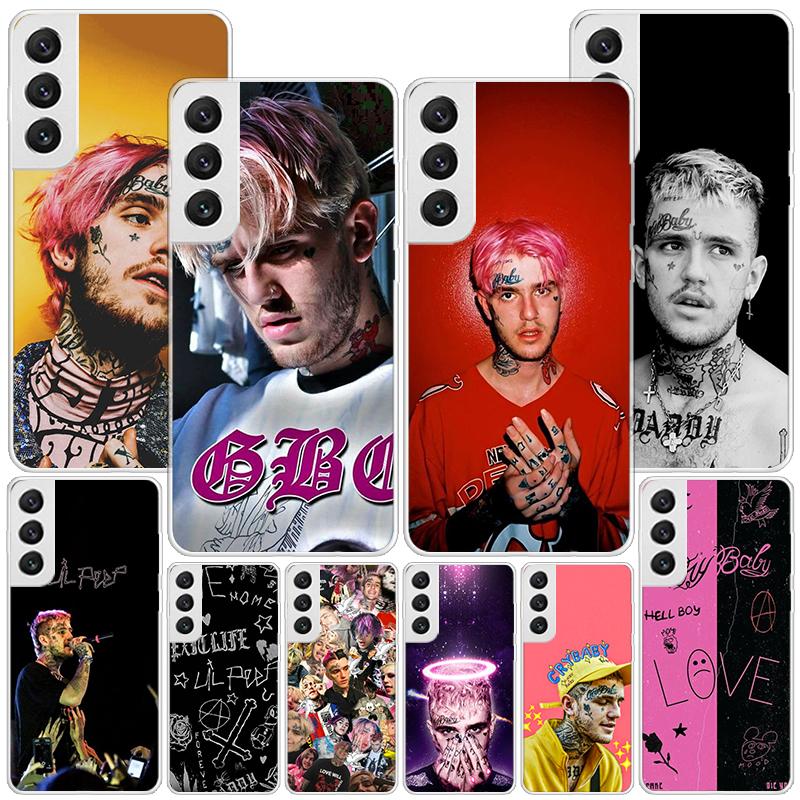 Lil Peep Singer Phone Case For Samsung Galaxy S24 S25 Edge S26 Ultra S23 S22 S21 Plus S20 FE + Personalized Print Cover Galaxy S
