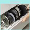 Expandable Adjustable Pan Rack Organizer Modern Simple Design For Kitchen Drawers