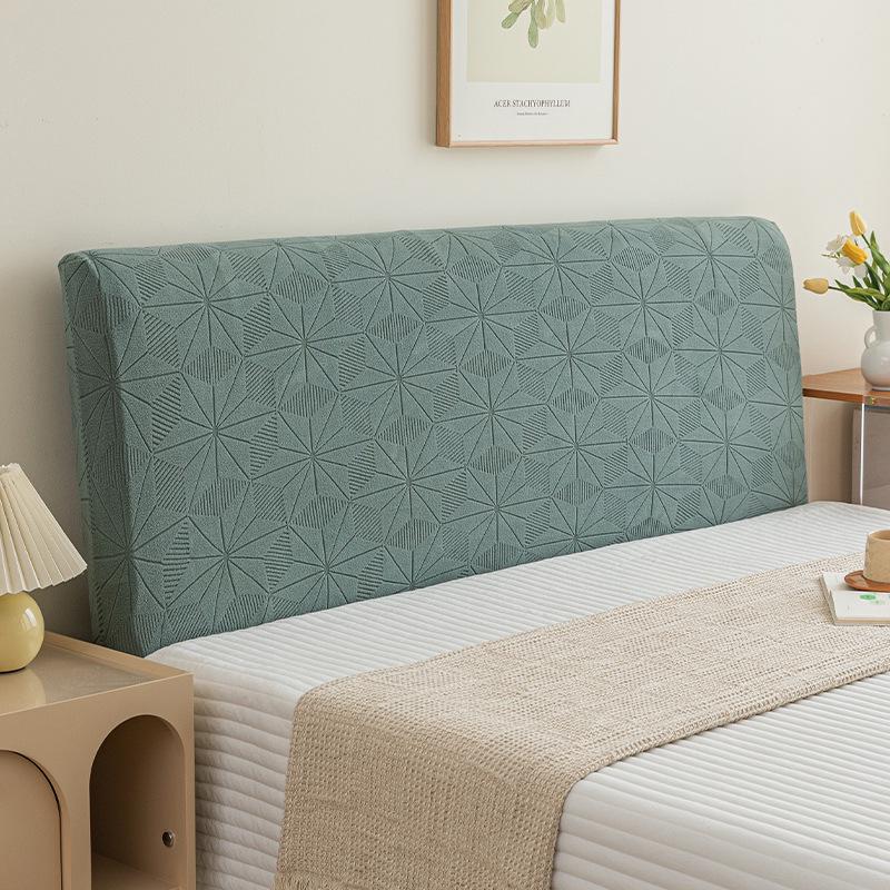 """All-Inclusive Žakárový Sametový Potah Čela Postele - Měkký, Prachotěsný Chránič"""