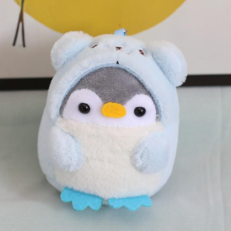 New Creative Cartoon Drag Penguin Chinchilla Plush Toy Doll Pendant Bag Hanging Ornament Doll