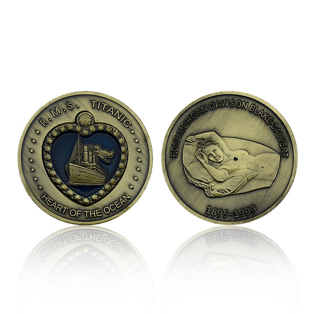 1 PC 1881 Wanderer Foreign Trade Commemorative Coin Coin Diameter 38MM
