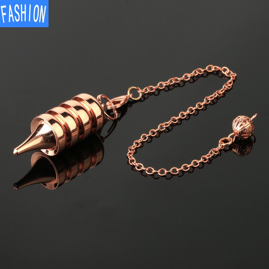 European and American Pendant Lingdang Geometric Tarot Brass Electroplated Metal Universal Jewelry for Men and Women