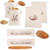 Reusable Linen Bread Storage Bags Natural Unbleached Cotton Linen Bread Keeper Eco-Friendly Bread Storage Pouch for Bread, Loaf & Sourdough