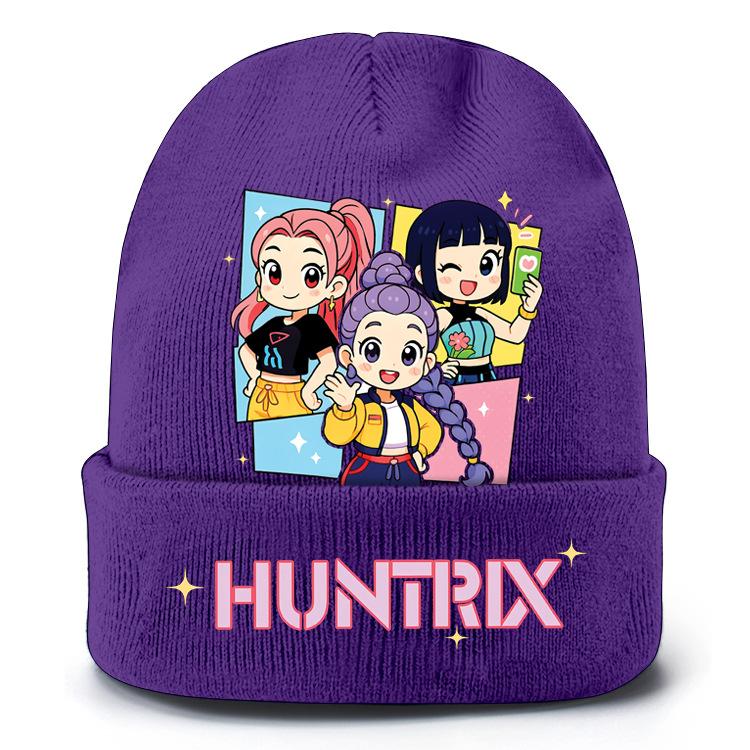 Demon Hunter Knitted Hat Cartoon Headgear Cotton Winter Cap Anime Birthday Gifts
