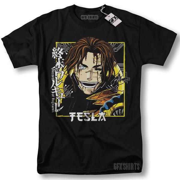 Record Of Ragnarok Tesla Tričko Buddha Anime Manga Cosplay Grafické Tričko