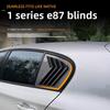 ABS 2PCS Rear Side Window Trim Spoiler For BMW 1 Series E87 2005 -2011 Window Shutter Cover Louver Air Vents Accessories Parts