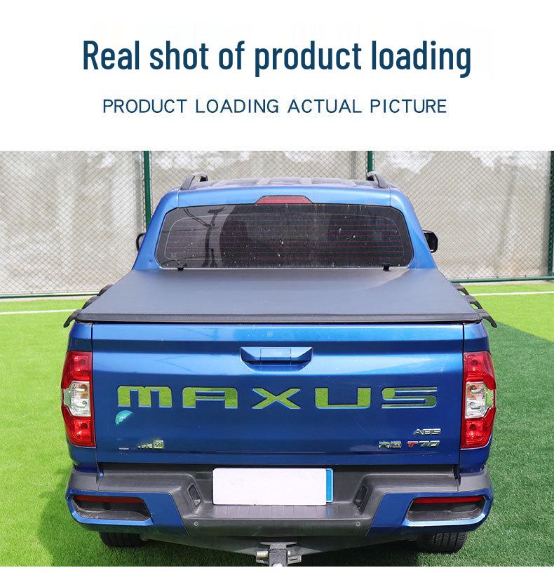 Waterproof Three-Fold Soft Tonneau Cover for SAIC MAXUS T60/T70/T90 MG Pickup