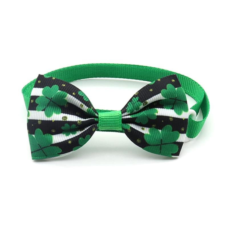 Dogs Flower Collar Festive Shamrocks for Small Medium Girl Dogs Cats Dog Collar Necklaces Flower Costumes