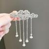 Versatile Antique-Style Peace Lock Bell Hairpin  Chinese-Style Hair Clip Side Clip Hair Accessory