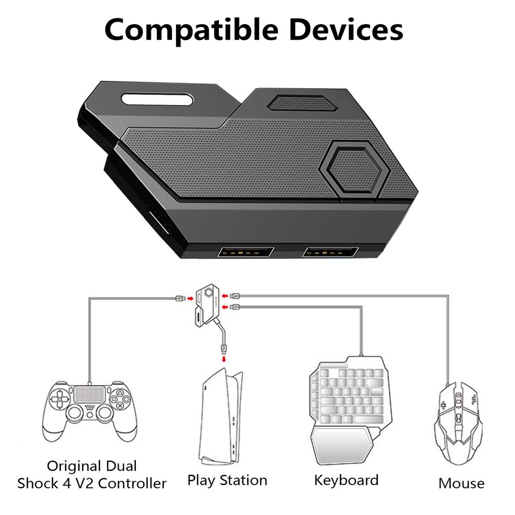 Consoles Keyboards Mice Converter Video Game Conversion Adapter Support for Multiple Platforms