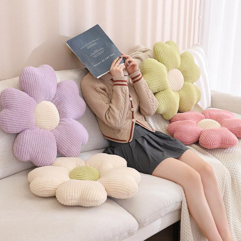 Five-petal Flower Cushion Macaron Home Sofa Cushion Decorative Cushion Chair Doll
