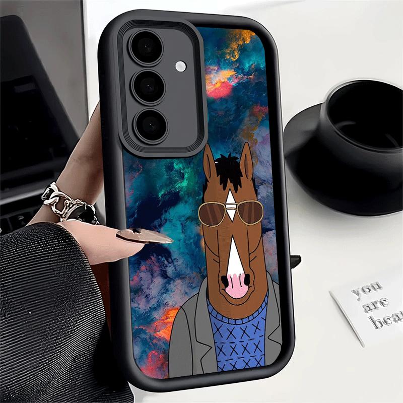 Phone Case for Samsung Galaxy A17 A16 A15 A14 A13 B-BoJack H-Horseman Funny A56 A36 A26 A55 A35 A25 A54 A34 A24 A53 A33 A23 A07