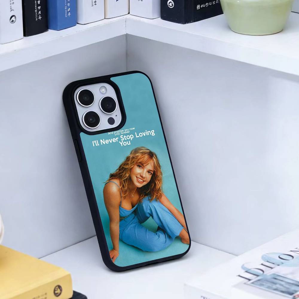 J-Singer B-Britney Spears Phone Case For iPhone 17,16,15,14,13,Pro,Max,Plus,Magnetic For Magsafe Wireless Charging