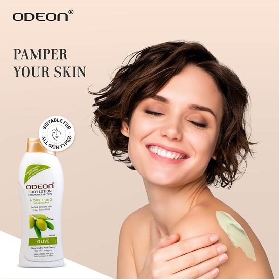 ODEON Lait Corps Olive 400ml I Nourrissant