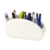 PU Leather Desktop Stationery Organizer Multi-purpose Storage Rack  For TV Phone Sorting