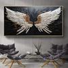 Abstract Angel Wings Canvas Painting Vintage Wall Art Black and White Wings Poster Print For Bedroom Living Room Home Decor