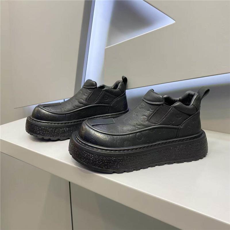 Single Cotton Printed Platform Casual Shoes Jk