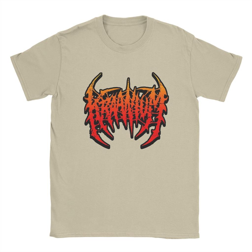 Crazy Kraaniumm Band Slamchosis T-Shirts Men Crew Neck Pure Cotton T Shirts Brutal Deathcore Rock Short Sleeve Tees Plus Size