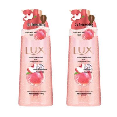 White Peach Scented Shower Gel 2x400g
