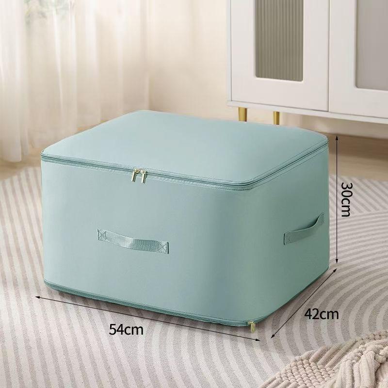 Space Saving Compression Storage Tote Bag Heavy Duty Multipurpose Rectangle Fabric Organizer for Comforters Clothes and Blankets