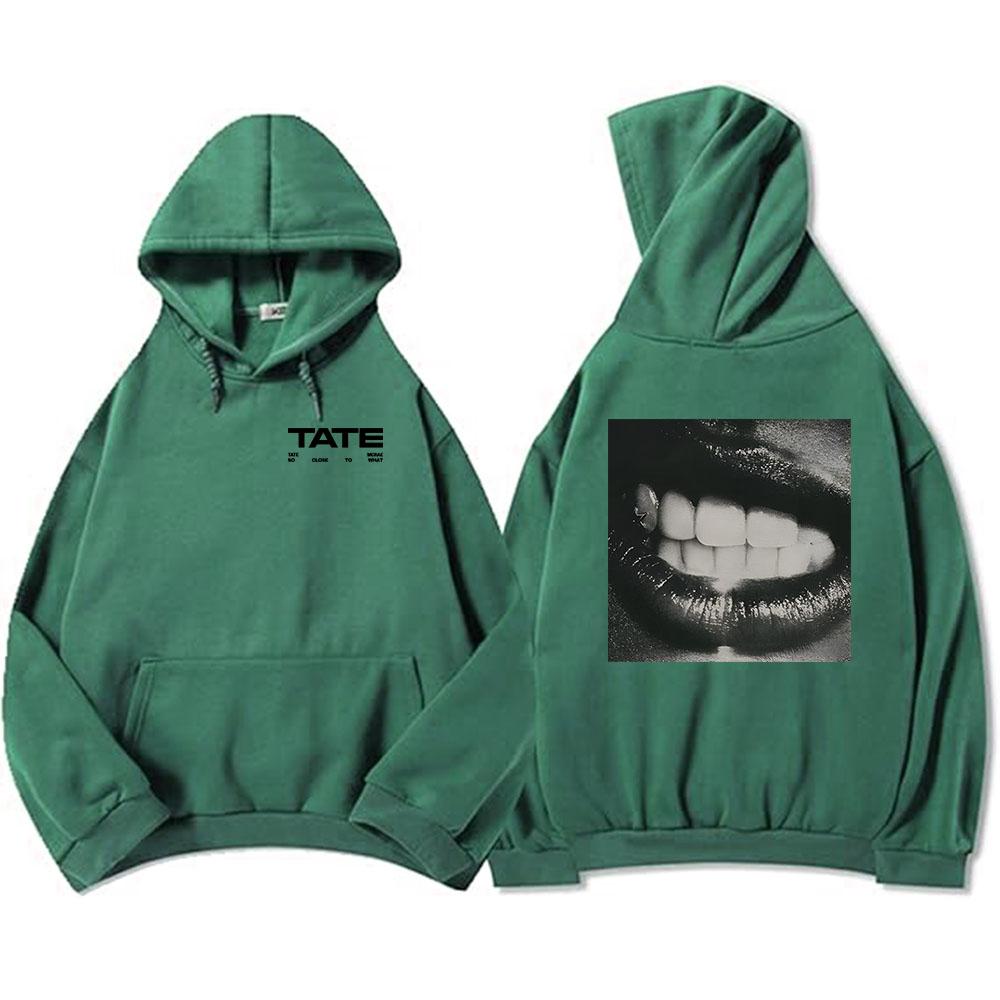 Tate McRae So Close To What Mikiny 2025 Nové album Potisk Mikiny Muži Ženy Oblečení Fleece Běžné Unisex Streetwear