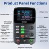 Regolatori di Tensione Variabili 0-30V 0-10A 300W, KUAIQU, Display TFT a 5 Cifre 0.01mA Visualizzazione Curva Tensione Corrente OCP OVP Per Rilevamento Consumo Energetico
