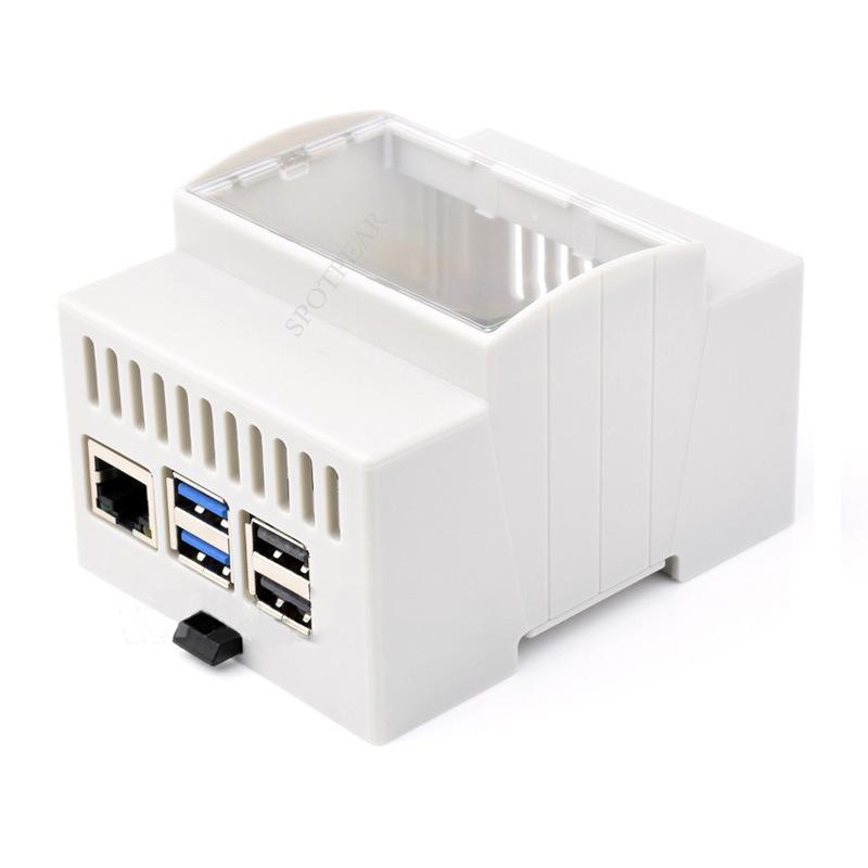 

Raspberry Pi 5 ABS Transparent Top Case with Large Space and Guide Rail