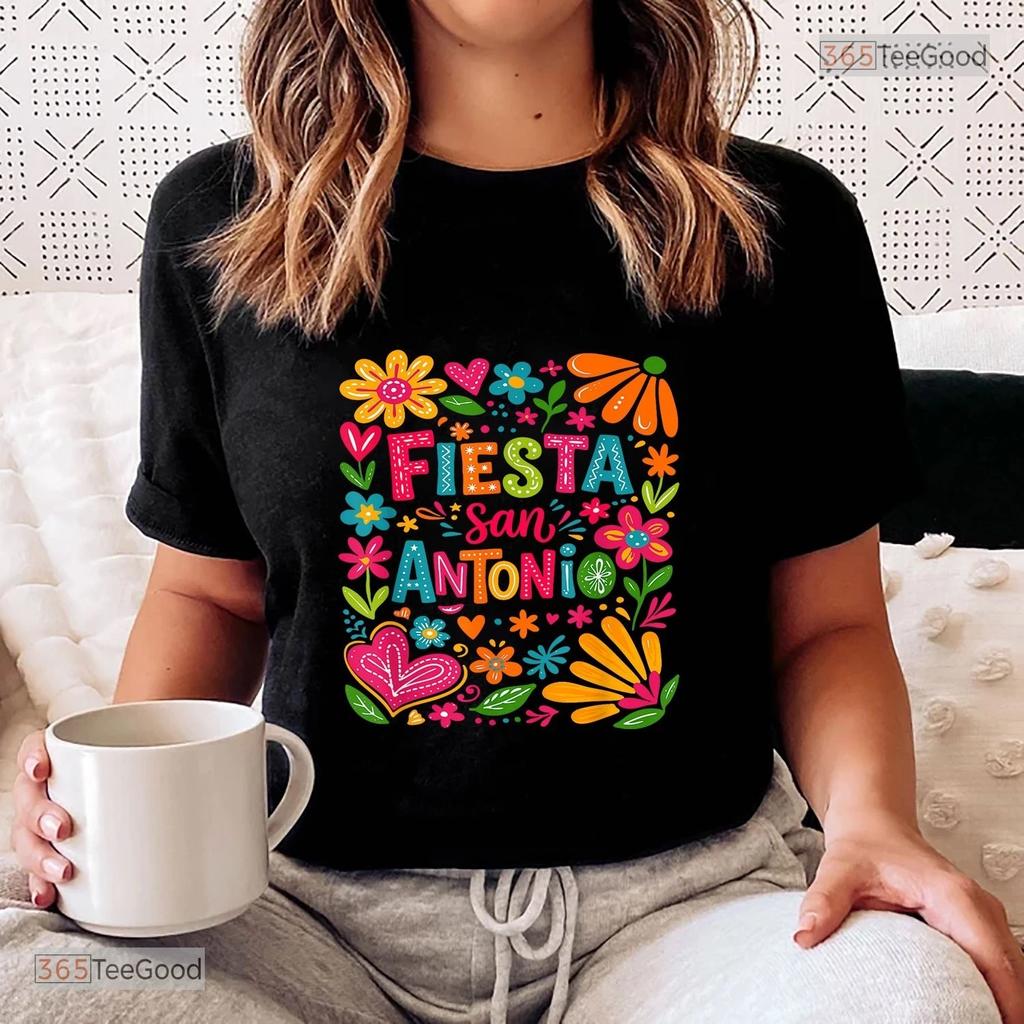 Fiesta Squad San Antonio Tee - Cinco De Mayo Texas Party T-shirt For Women
