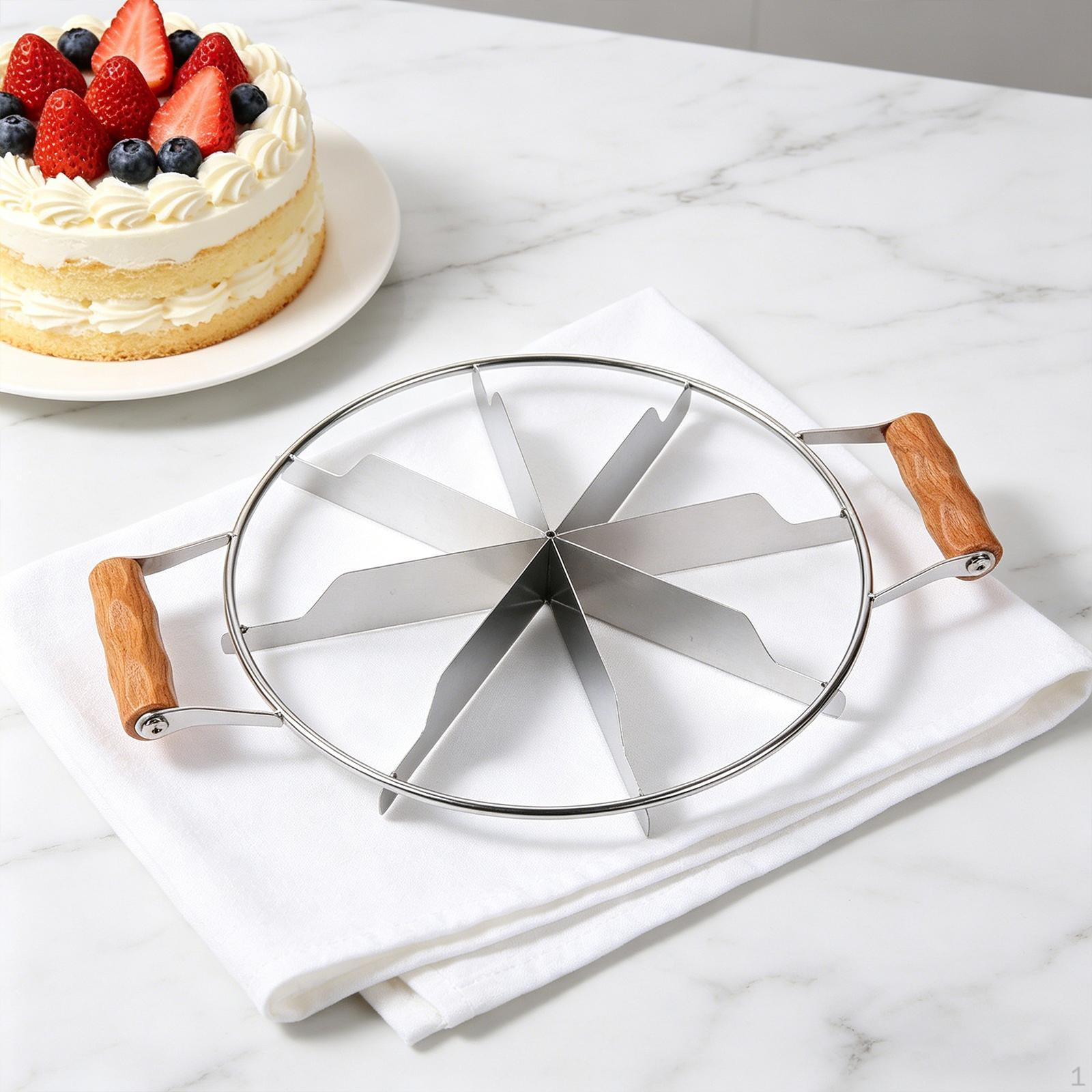 

, Stainless Steel Pizza Cutter, Dessert And Separator 6 Piece
