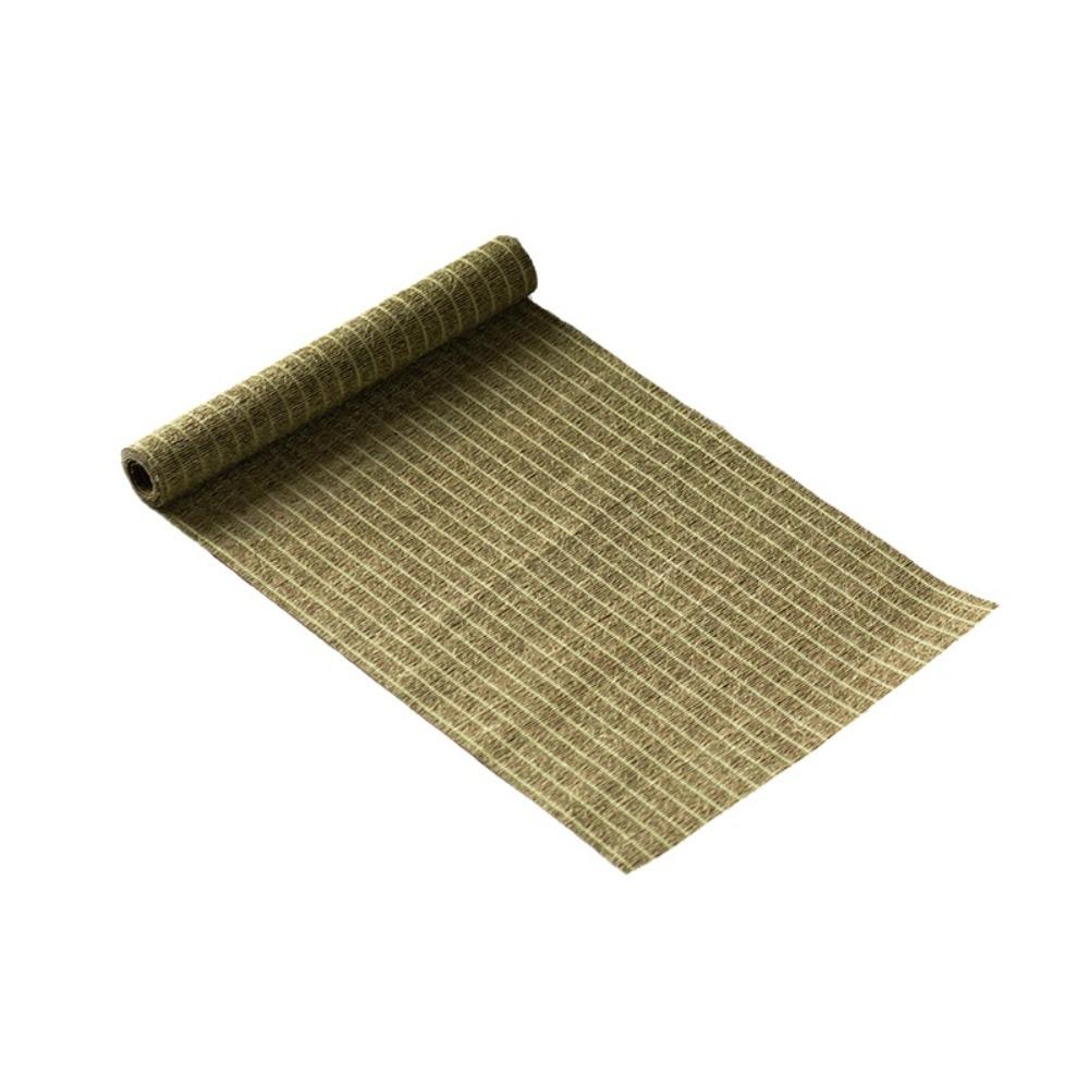

Heat Insulation Linen Tea Mat Waterproof Tea Cushion Tea Tray Tea Cloth Party Decoration зелёный