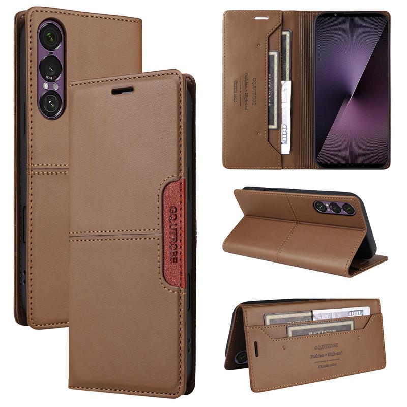 Magnetische Geldbörse Diebstahlschutz Lederhülle Für SONY Xperia 1 VII 10 VI 5 V 1 II Xperia10 III IV Kartenhalter Handyhülle Klapphülle