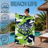 Canberra Camouflage Warrior Beach Towel, Quick-drying, Easy to Care for, Suitable for Both Fitness and Beach Vacations,Sports Essential
