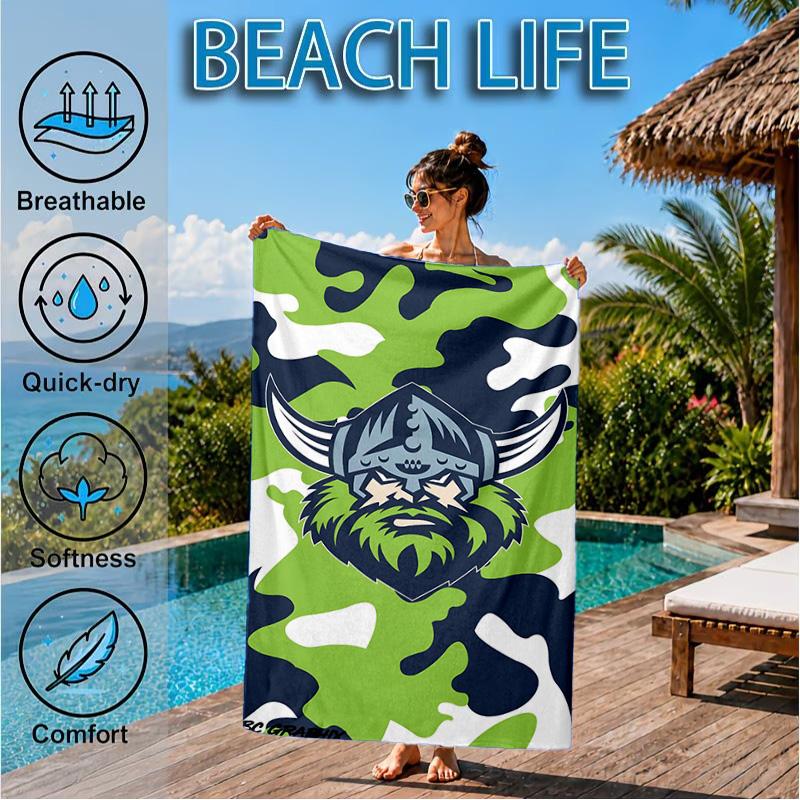 Canberra Camouflage Warrior Beach Towel, Quick-drying, Easy to Care for, Suitable for Both Fitness and Beach Vacations,Sports Essential