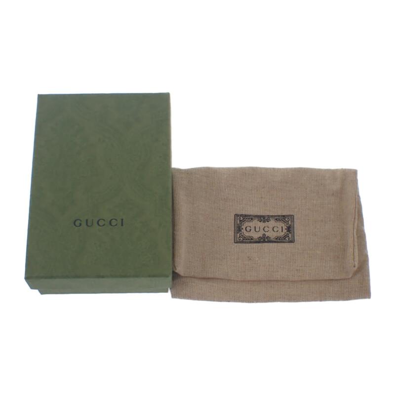 GUCCI  603732 96IWT 8745 Key holder  Brown/Red GG Supreme Canvas Women