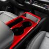 For Chevrolet Equinox LS 2025 2026 Car Tuning 1PCS Carbon Fiber Center Console Button Water Cup Frame Cover Trim Accessories LHD