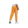 Adidas Striped Logo Print High-Waisted Tapered Vintage Sports Pants Women Pants Deep-Orange HA0815