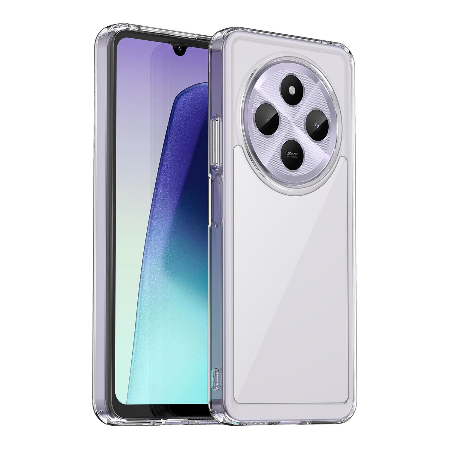 

Прозрачный цветной чехол из ТПУ для Xiaomi Redmi 14C 4G 13C 5G Защитная крышка Прозрачный чехол-накладка Fundas Redmi 14C 4G прозрачный