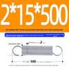 Arc de extensie din oțel inoxidabil 304 de 500 mm cu cârlige deschise și inel cu buclă dublă, personalizabil.