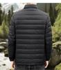 Jeep Men's 90% Duck Down Jacket - Stand Collar, Short, Warm Outerwear for Autumn & Winter