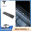 ALS1 For Model 3 Highland 2024 2025 Rear Center USB Protective Cover Modification and Rear Air Outlet Protective  Car Sticker