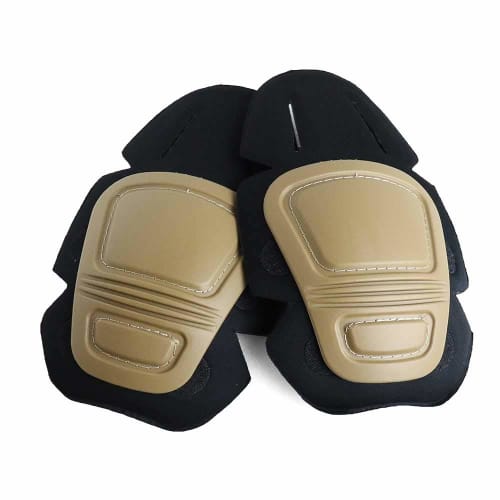 

SHENKEL CRYE Type Knee Pads G2 Tan Replacement Pads for Combat Pants, Protectors for Airsoft, Airsoft, and More (pad-004tan)