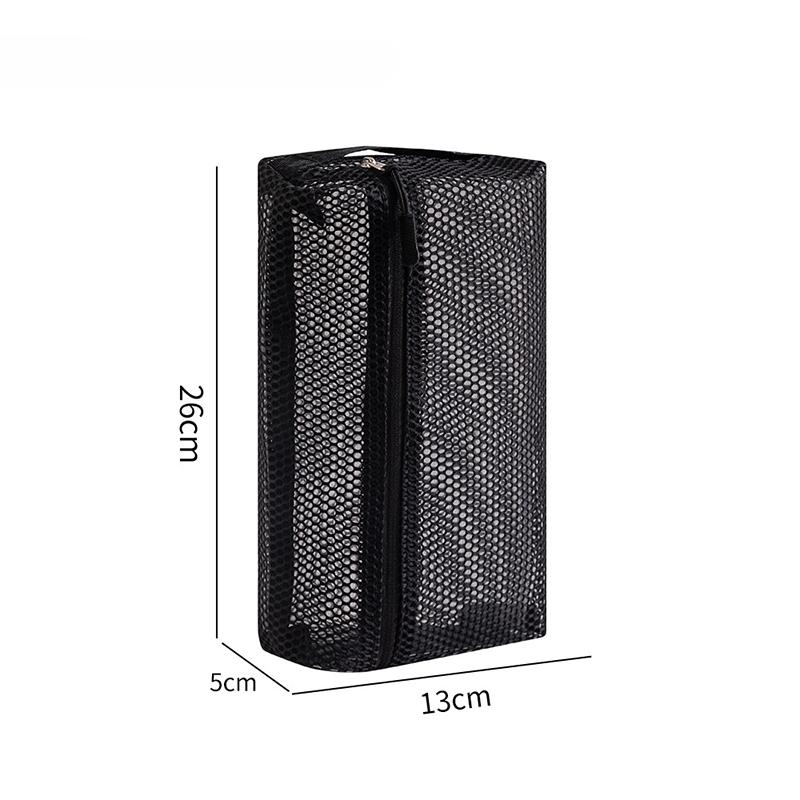 1pc Portable Breathable Cosmetics Mesh Bag Make Up Organizer Bag Travel Toiletries Storage Bag Multifunctional Pouch