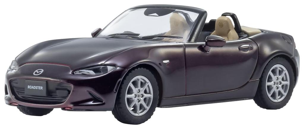 Kyosho Original Mazda Roadster 35th Anniversary Edition Finished Model K07132WR 1/64 (Red)