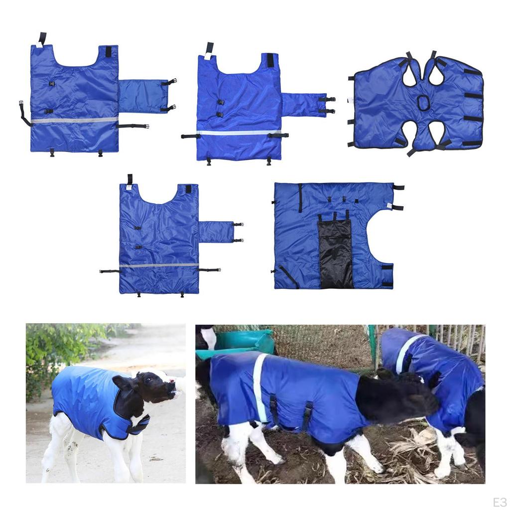 Calf Blankets, Heat Insulation Protector, Adjustable High Visibility Thick Winter Clothing,