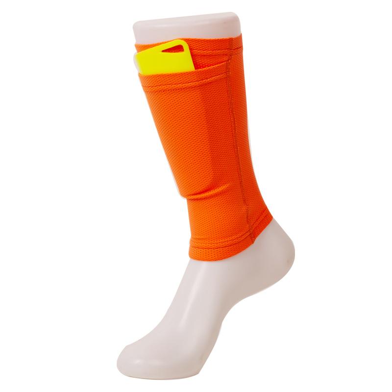 Colorful Breathable Football Leg Guard Socks Protective Gear for Adults and Children Yellow - s