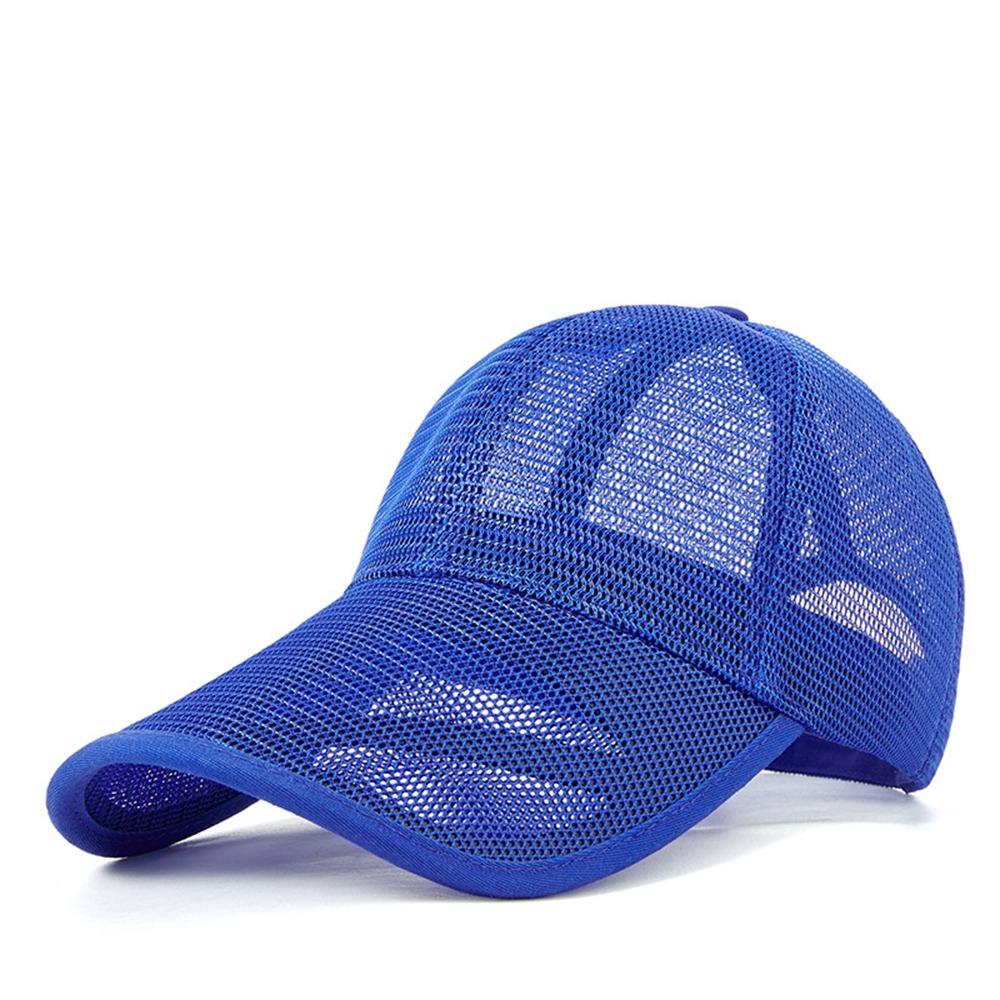 Adjustable Men Snapback Hat Quick-dry Sports Mesh Caps Trucker Cap Mesh Baseball Cap  Unisex