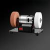 Electric Small Sander High Efficiency Portable Sanding Machine with 2 Wheels for Home DIY Woodworking Metal Polishing