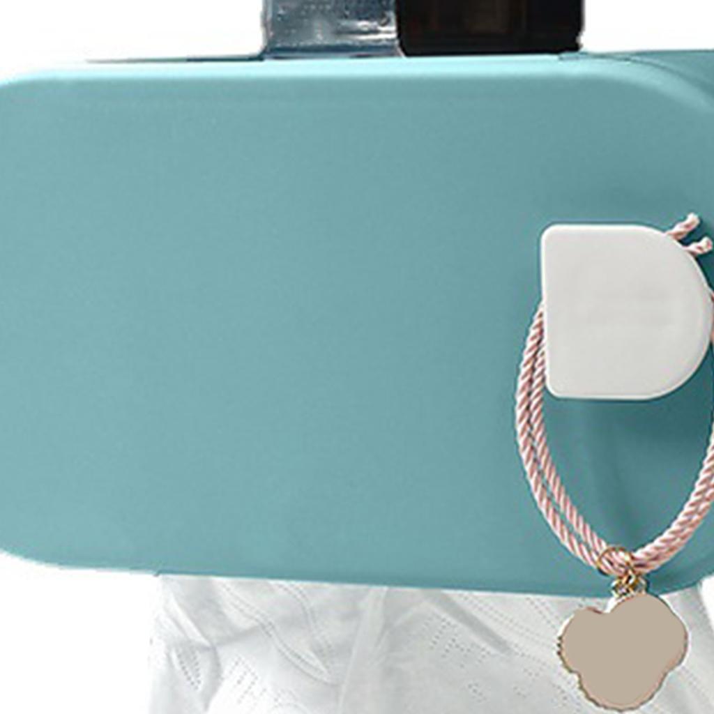 Wall Mounted Tissue Box Holder Storage No Drill Paper Towel Dispenser with Seamless Sticker for Bathroom